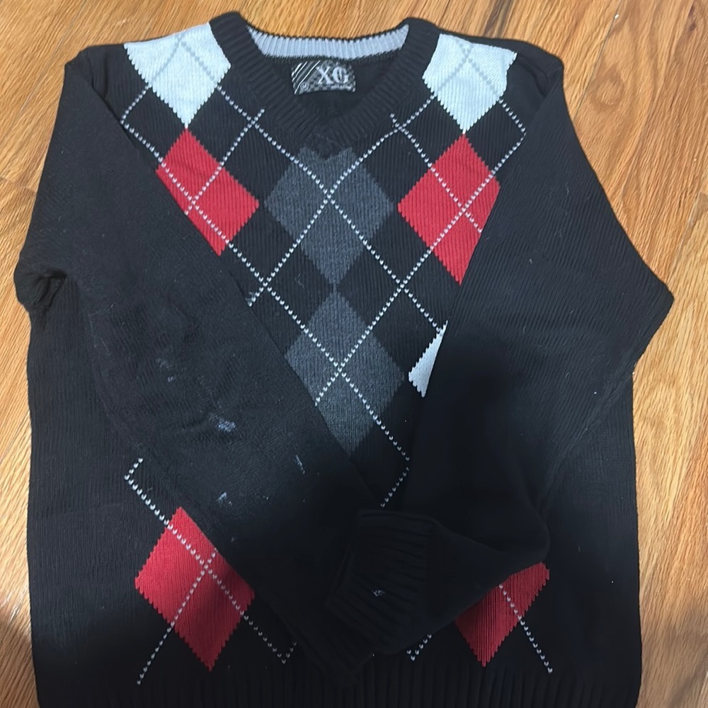 90s Vintage long sleeved sweater vest